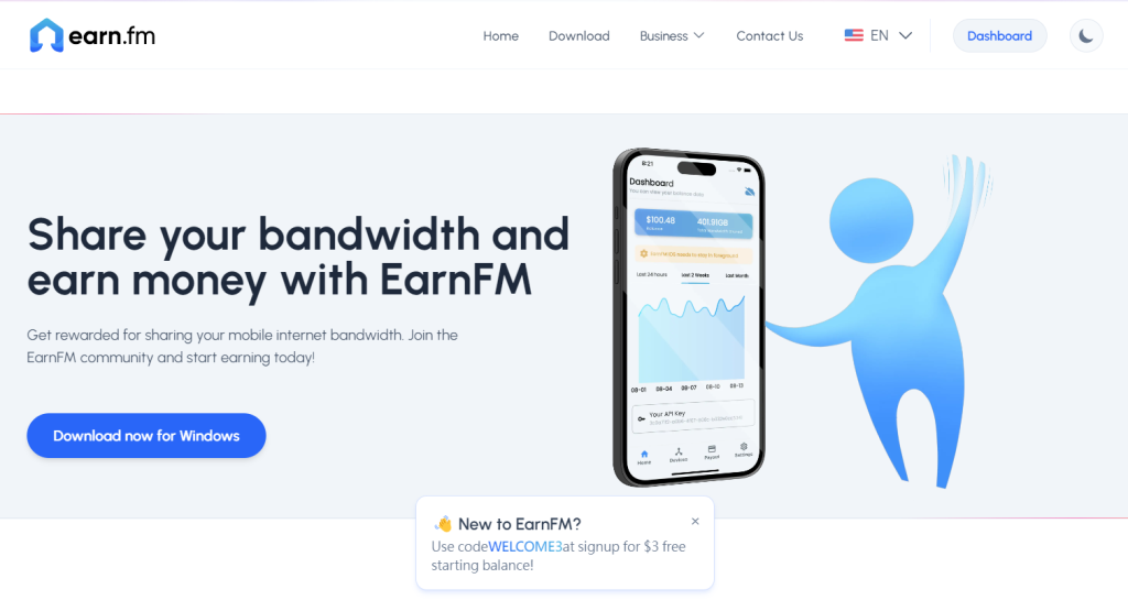 Earn FM Dashboard
